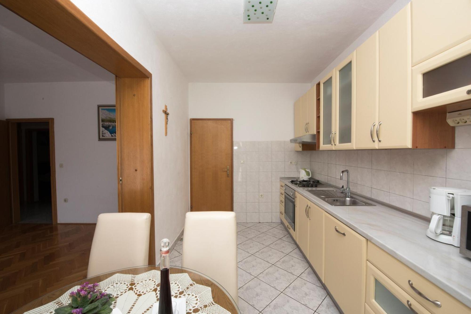 Apartments With A Parking Space Brela, Makarska - 16603 חדר תמונה